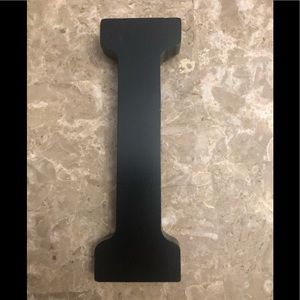 🔥🔥 3/$20 Black Wood Letter “I”